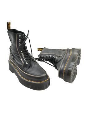 Dr. Martens Jadon Zip Boots 30783001 in Black Milled Nappa